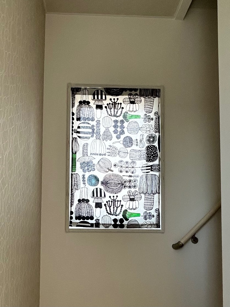 マリメッコ　PVC生地　RUHTINATAR marimekko マリメッコ 生地 ファブリック Puutarhurin Parhaat