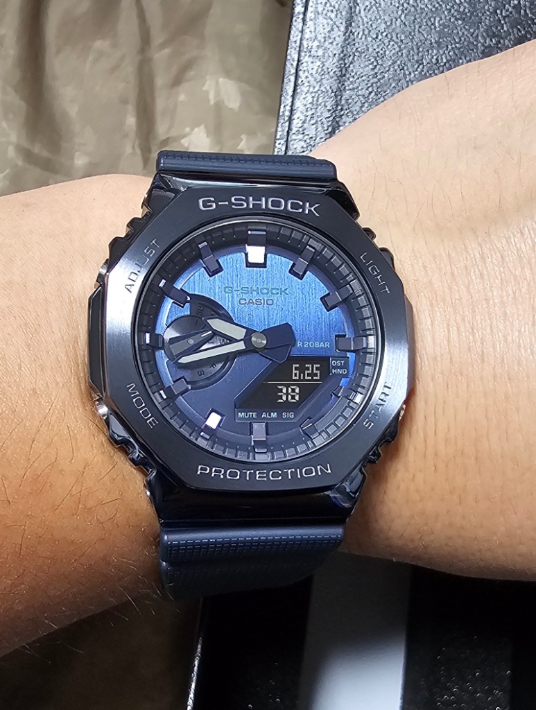 カシオ G−SHOCK GM-2100N-2AJF ネイビー CASIO G-SHOCK Gショック メタル 腕時計 メンズ GM-2100N-2AJF