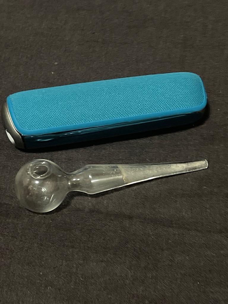 ガラスパイプ ガラパイ ヘビーショート Glass Pipe Heavy Short 10cm