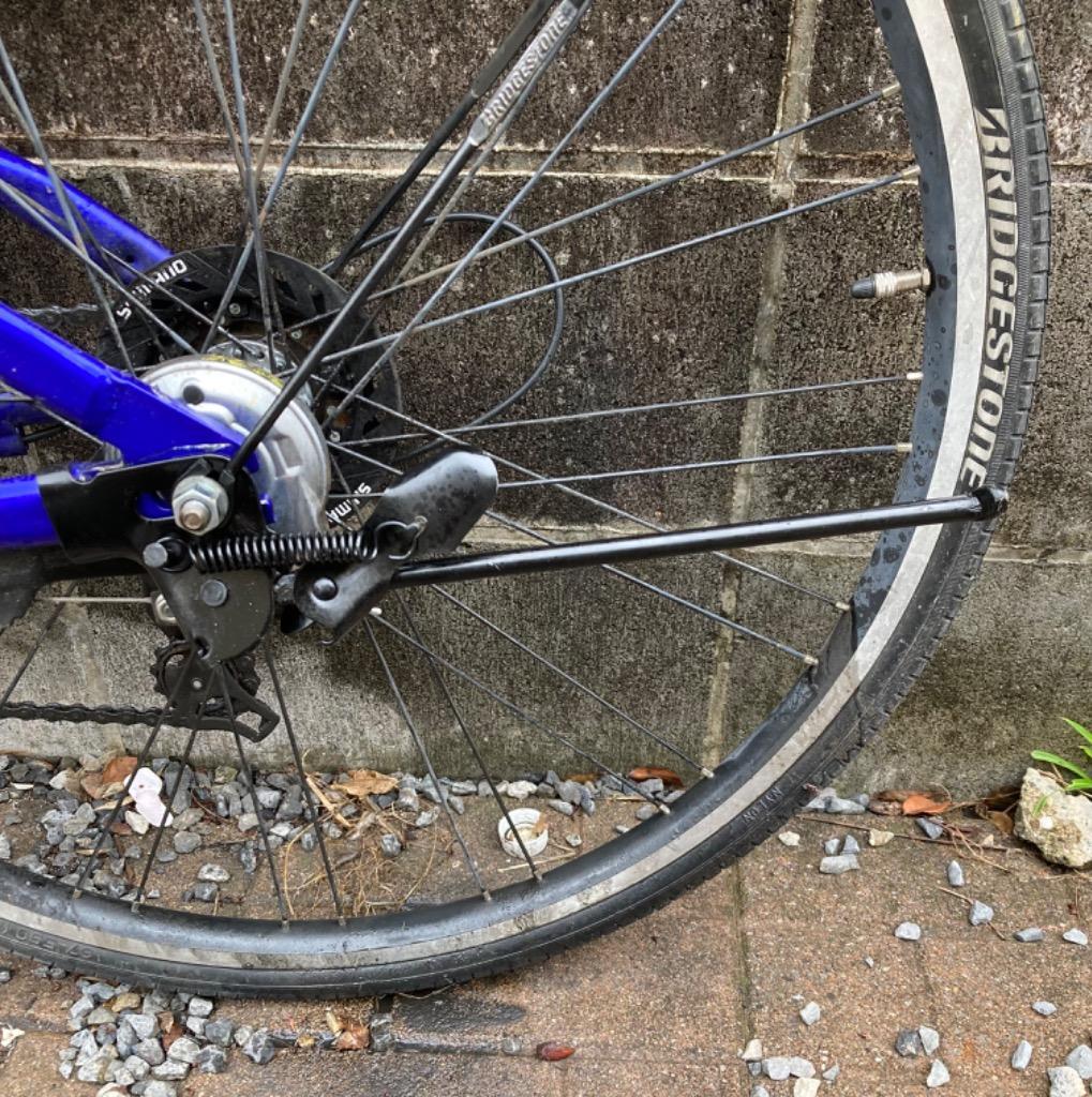 自転車 スタンド 24インチ 26インチ 取り付け簡単 キック
