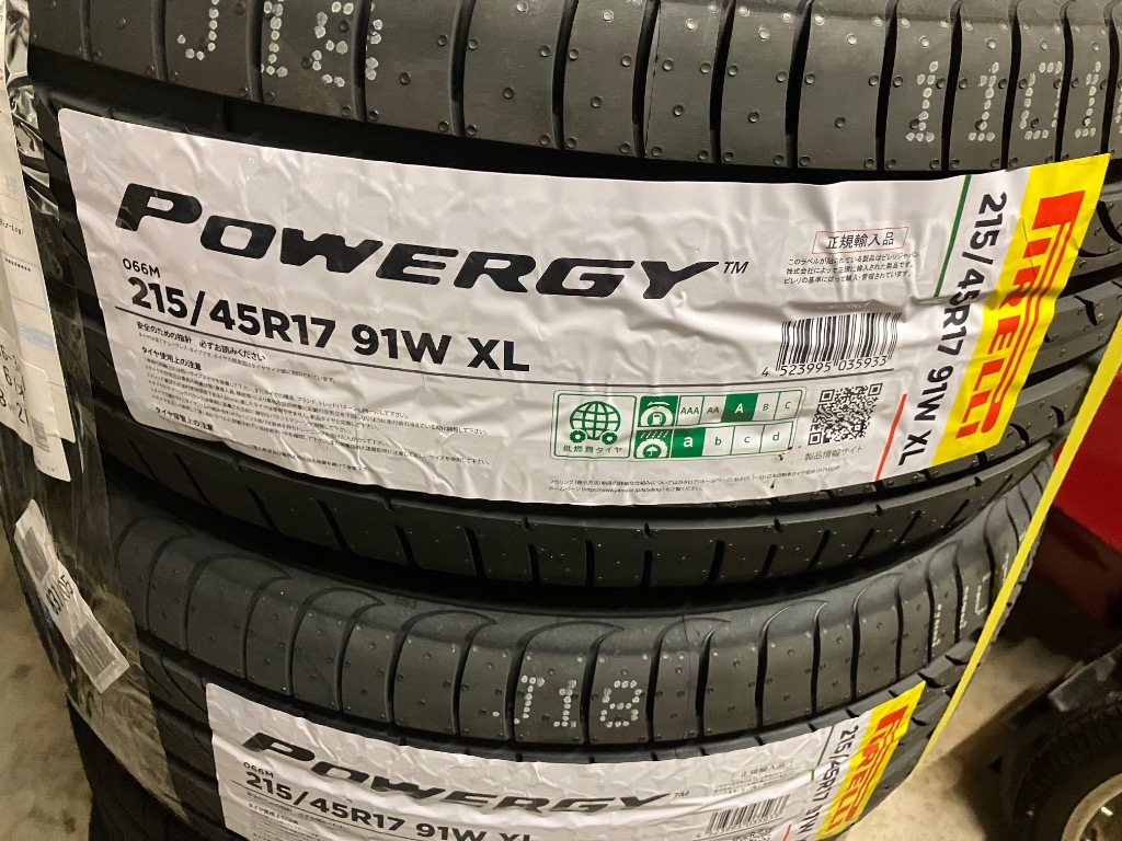 PIRELLI（ピレリ） パワジー 215/45R17 91W XL◇PIRELLI POWERGY 正規