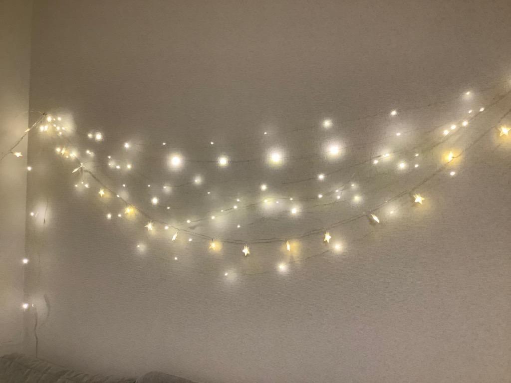 イルミネーション led 部屋 壁 ライト 屋外 電池 LED 星 スター 明るい おしゃれ キャンプ ガーランド  :459-illuminationlightstar:グリーンエイル - 通販 - Yahoo!ショッピング