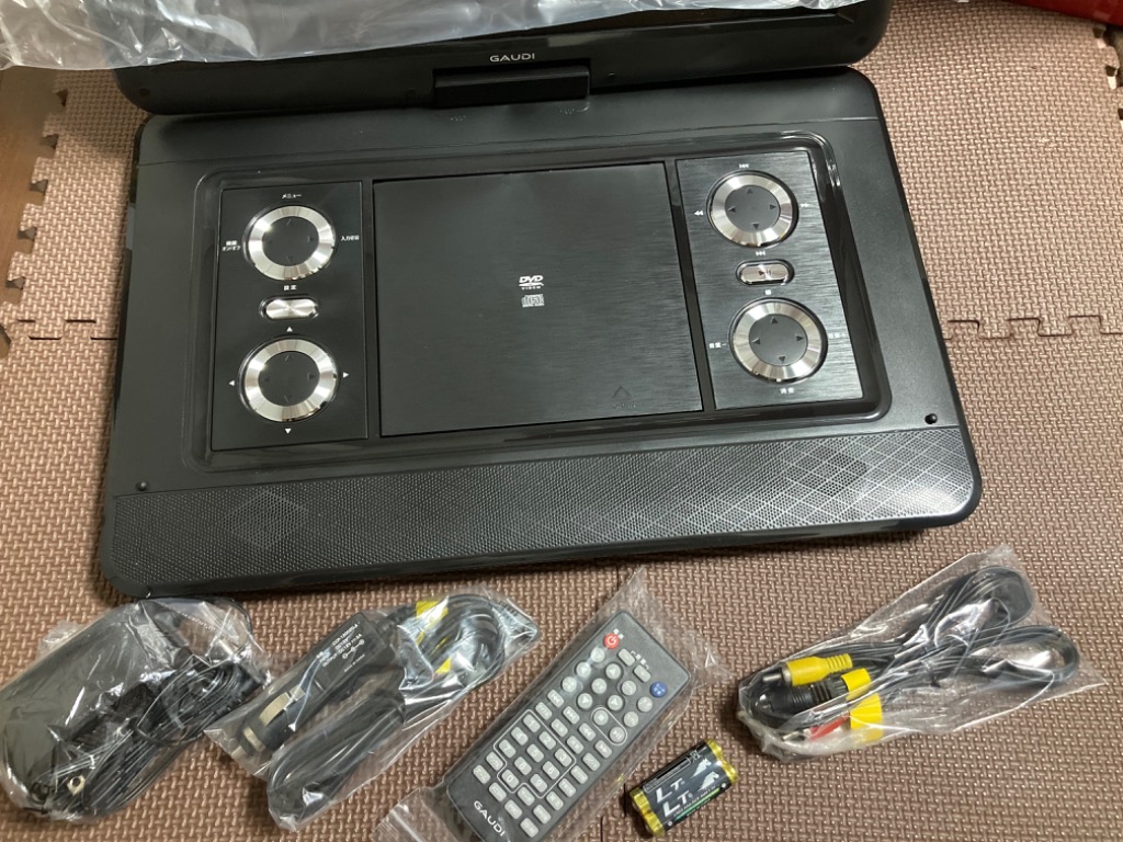 未使用品　訳あり15.4インチ大画面ポータブルDVD プレーヤー 楽天市場】【8/25限定2人に1人最大100%P】録画機能付き DVD