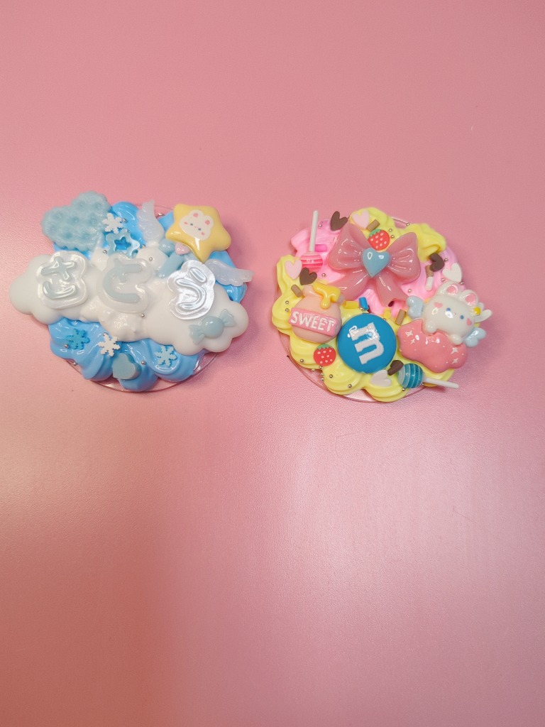 プラ土台 カン付アクリルプレート 4枚セット アクキー