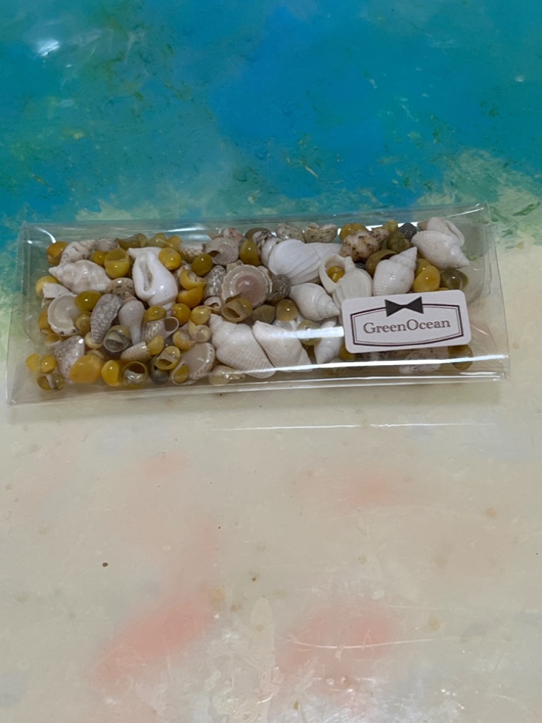 隠れ工房GreenOcean 自然素材 10g 本物の小さな貝殻ミックス