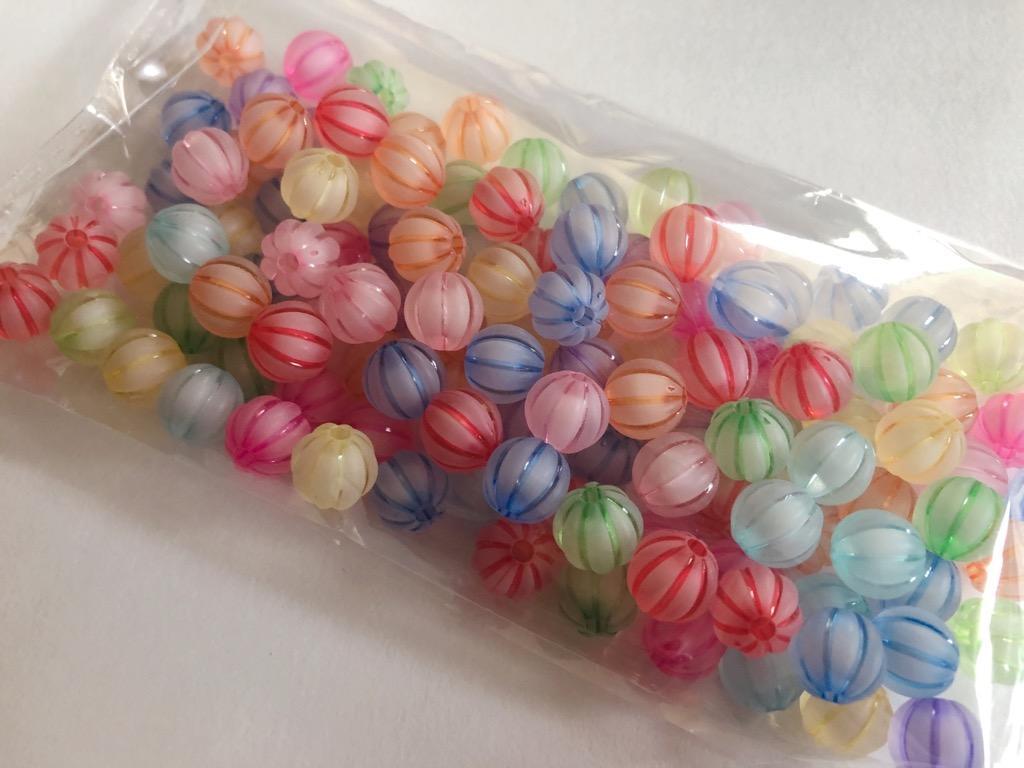 飴玉すりガラス風 ラウンド プラスチックビーズ 4サイズ 50g 2204 beads1064  :beads1064:GreenRoseネットショップYumi - 通販 - Yahoo!ショッピング