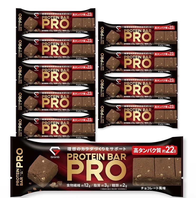 プロテインバー(ほうじ茶)144本セットHEALTYたんぱく質11.4g GronG（グロング） 9/15までポイント5%＋期間限定クーポン｜グロング