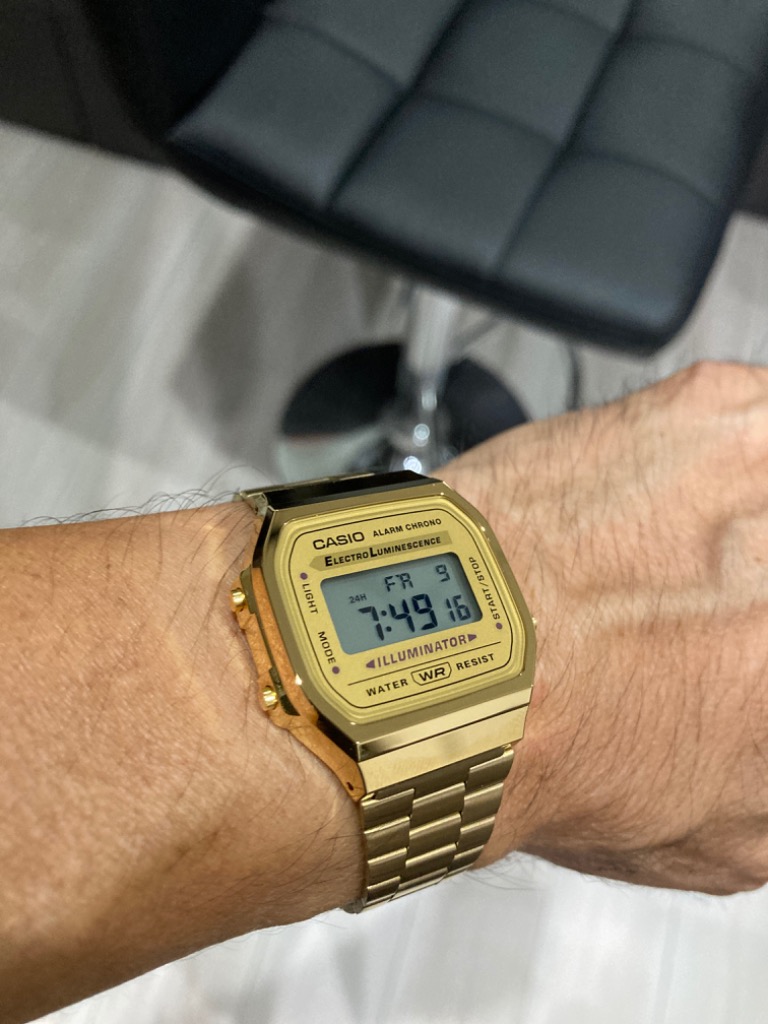 試着のみ チープカシオ A168WG-9W ゴールド 楽天市場】CASIO カシオ A-168WG-9/A168WG-9 スタンダード