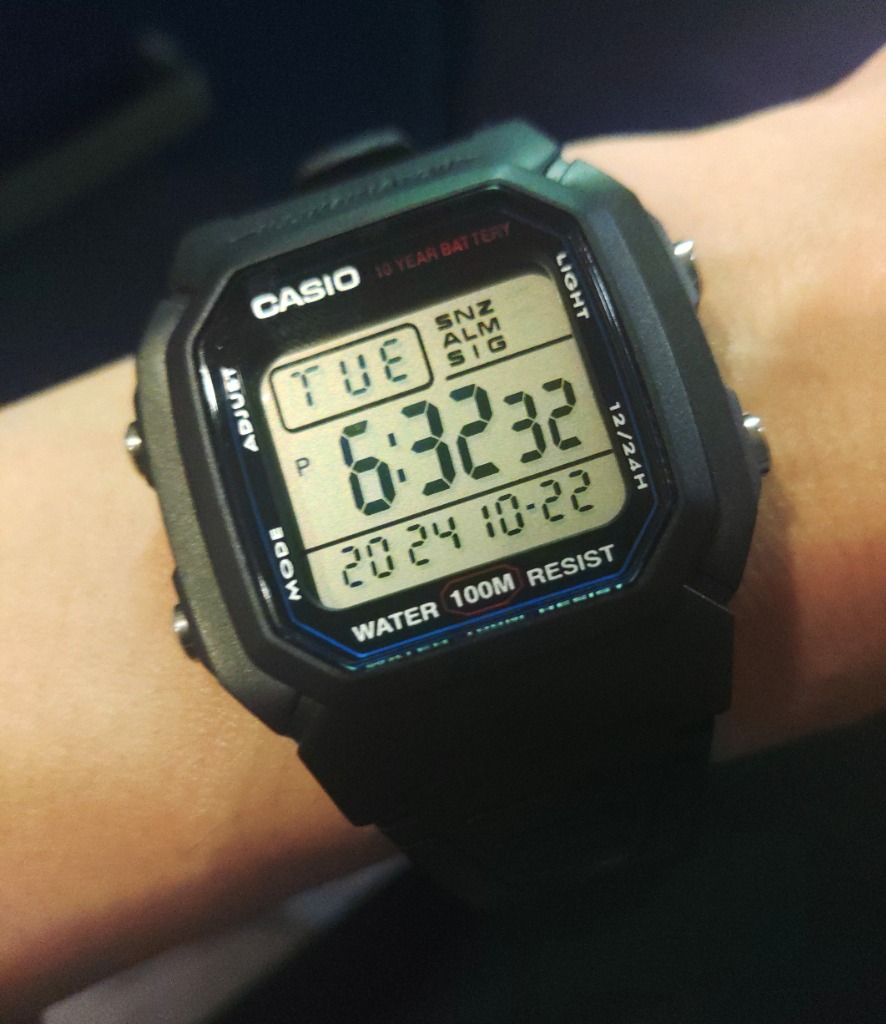 並行輸入品】【BOX無し】CASIO カシオ 腕時計 W-800H-1A メンズ