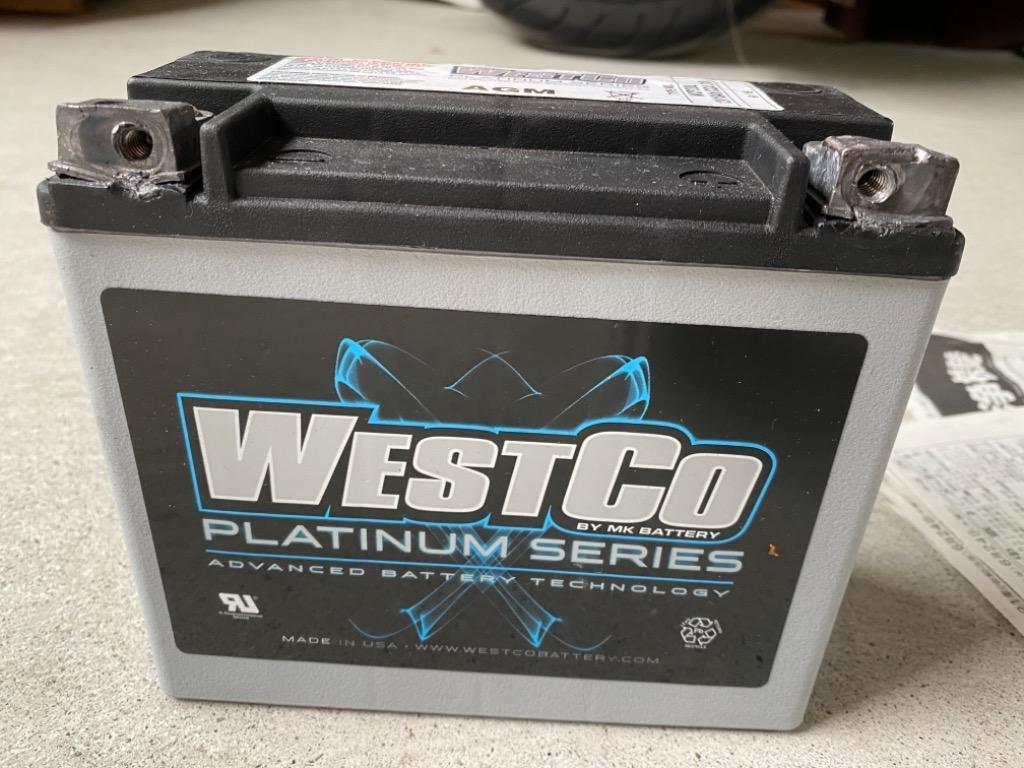 9800-4030 ハーレー WESTCO（ウエストコ）バッテリー 97年以降XL/ダイナ/ソフテイル OEM 65989-97C  :9800-4030:ガッツクローム - 通販 - Yahoo!ショッピング
