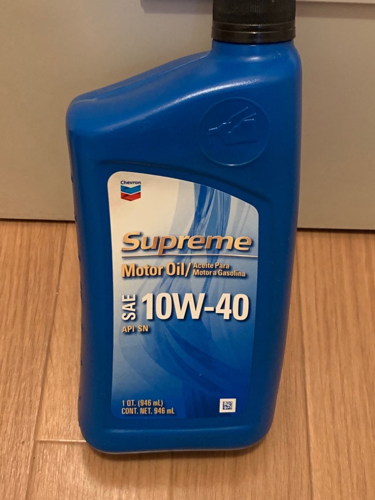 Chevron】Supreme oil（10W-40）シェブロン エンジンオイル（カー用品 