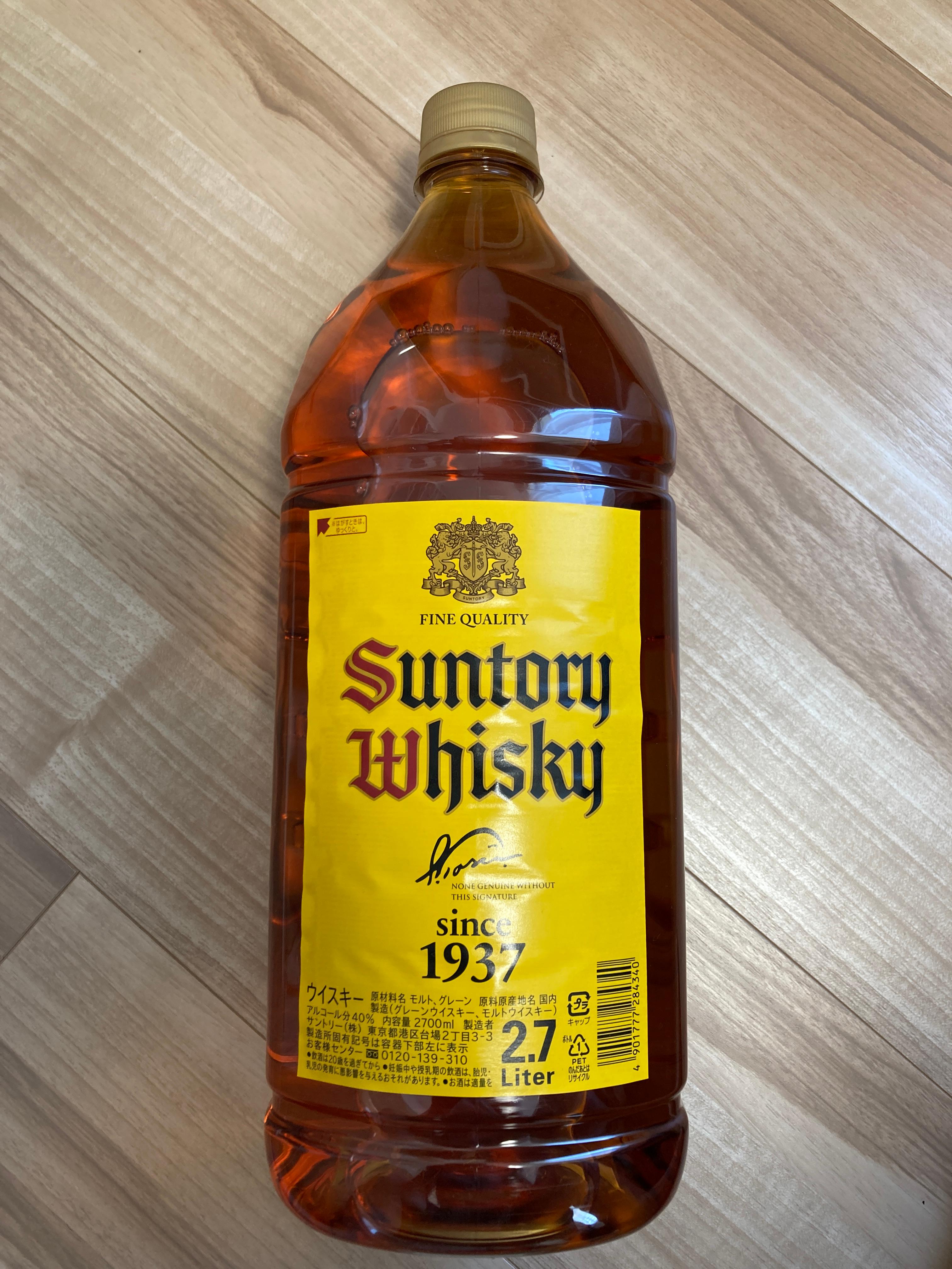サントリーウイスキー 2.7リットル4本 楽天市場】【正規品】SUNTORY'S WHISKY 4本セット サントリー角