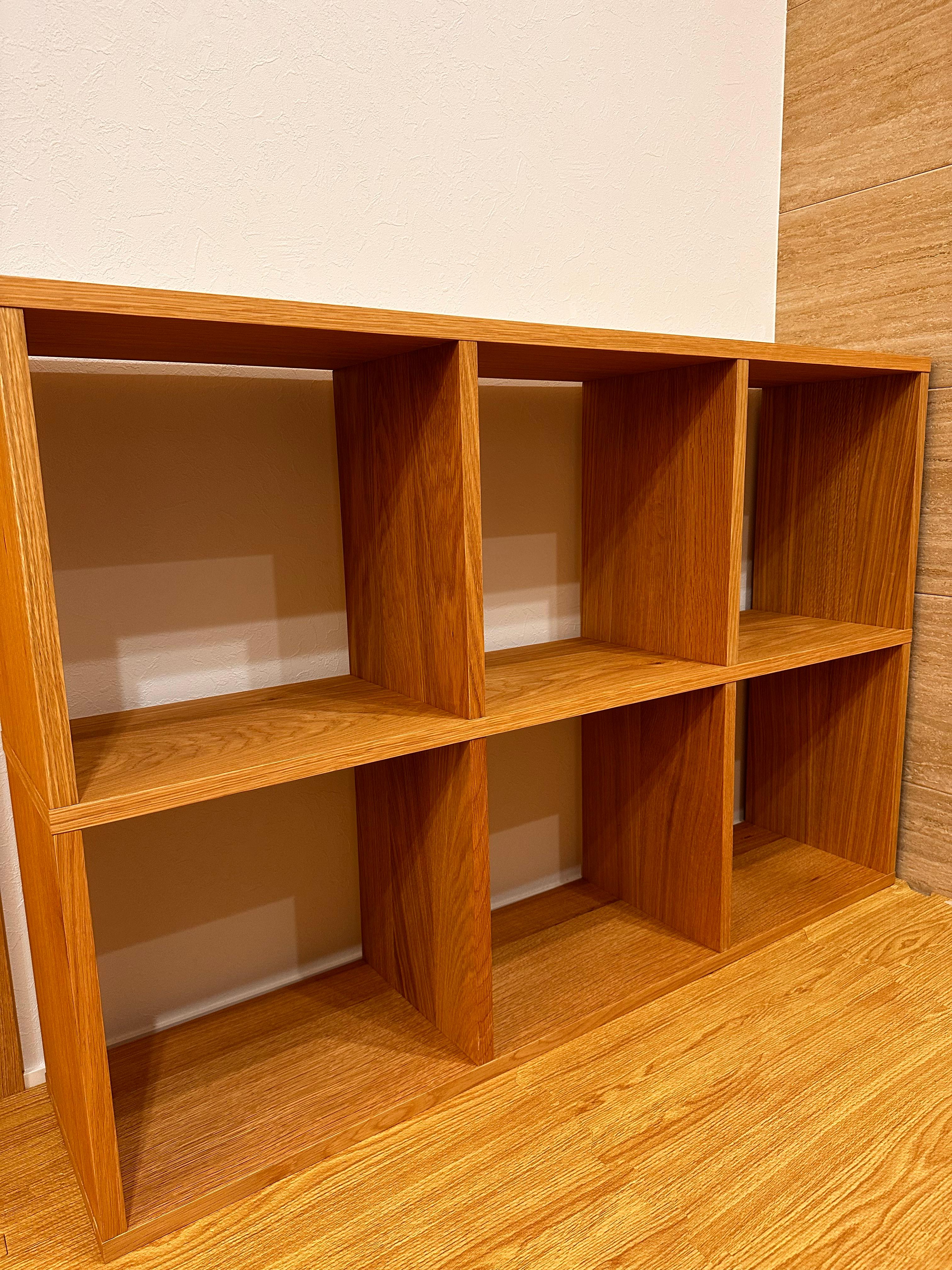 LOHACO - 無印良品 スタッキングシェルフセット 3段×2列 オーク