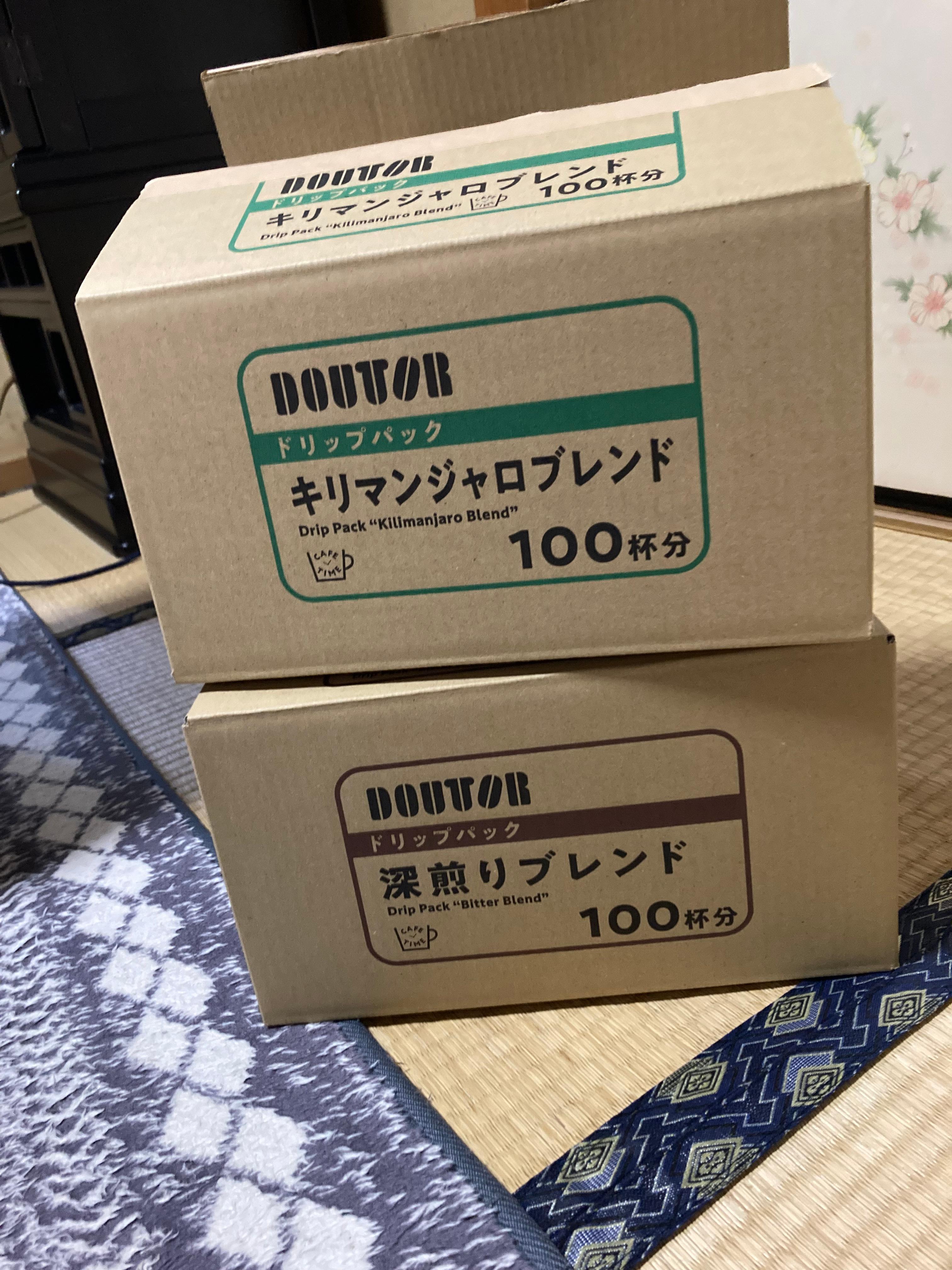 DOUTOR キリマンジャロブレンド 100杯分×3箱 送料無料] ドトール ドリップパック キリマンジャロブレンド 100