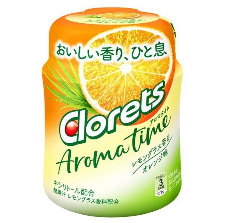 リンゴ　レモンとオレンジ LOHACO - クロレッツ AROMATIME レモングラス香るオレンジ味