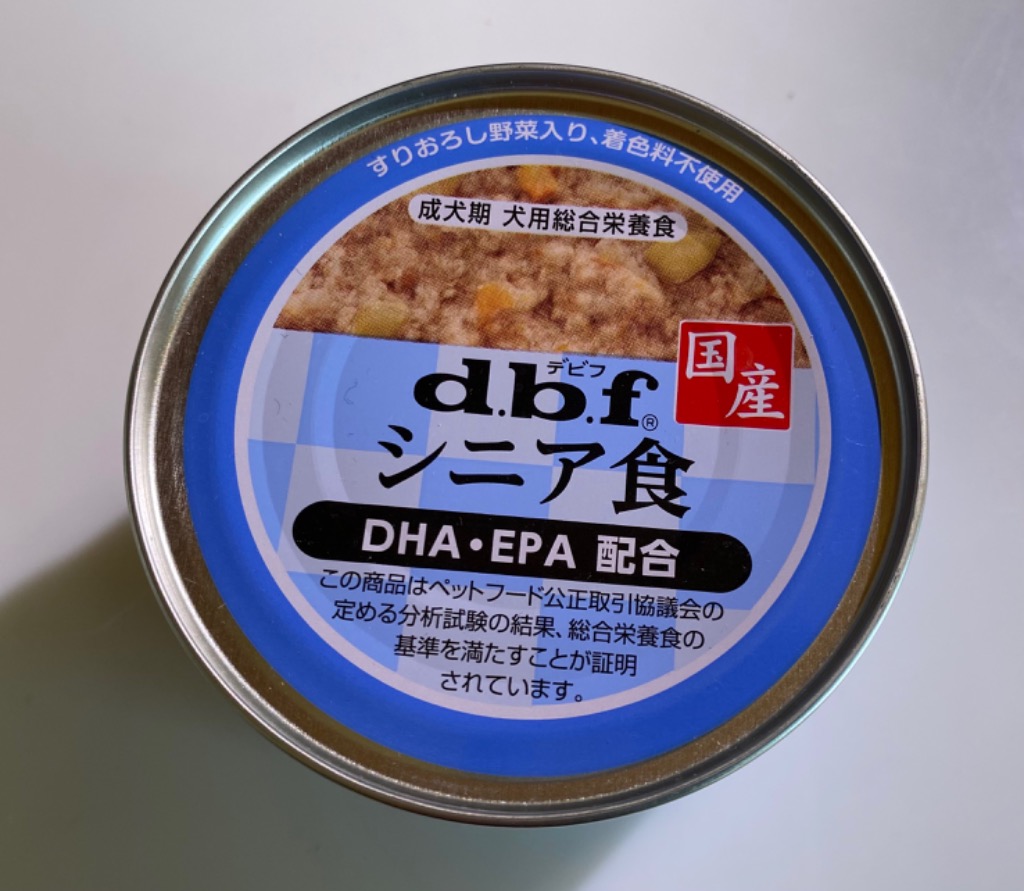 デビフ 缶詰 犬 シニア食 DHA・EPA配合 国産 150g 4缶