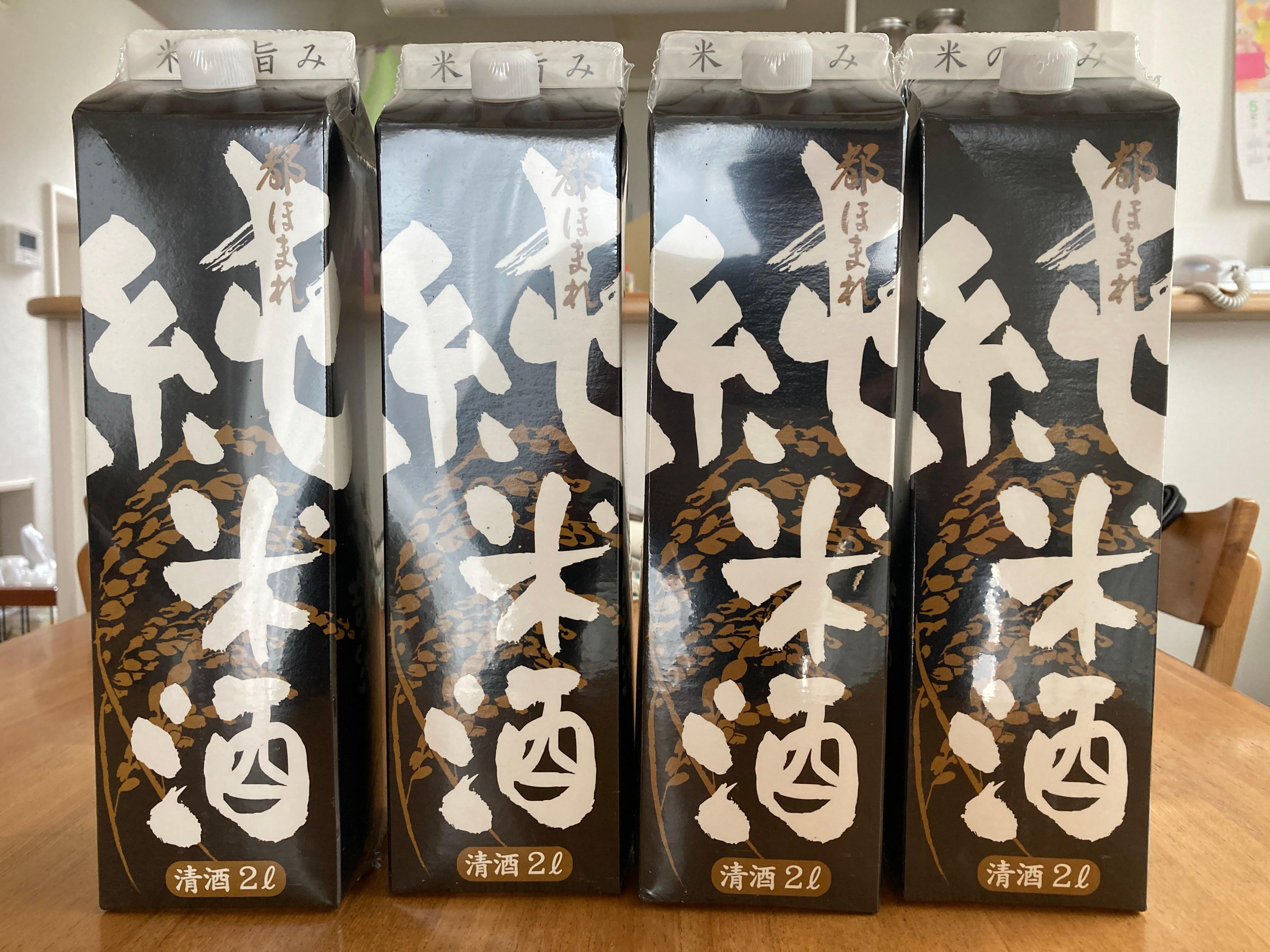 LOHACO - 都ほまれ 純米酒 パック 2L 1本 東亜酒造 日本酒