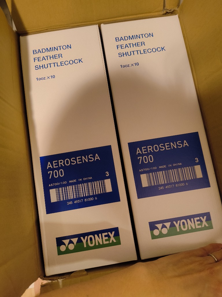 YONEX AEROSENSA 700 バドミントン シャトル 10ダース YONEX エアロセンサ700 バドミントンシャトル 10ダース 4番