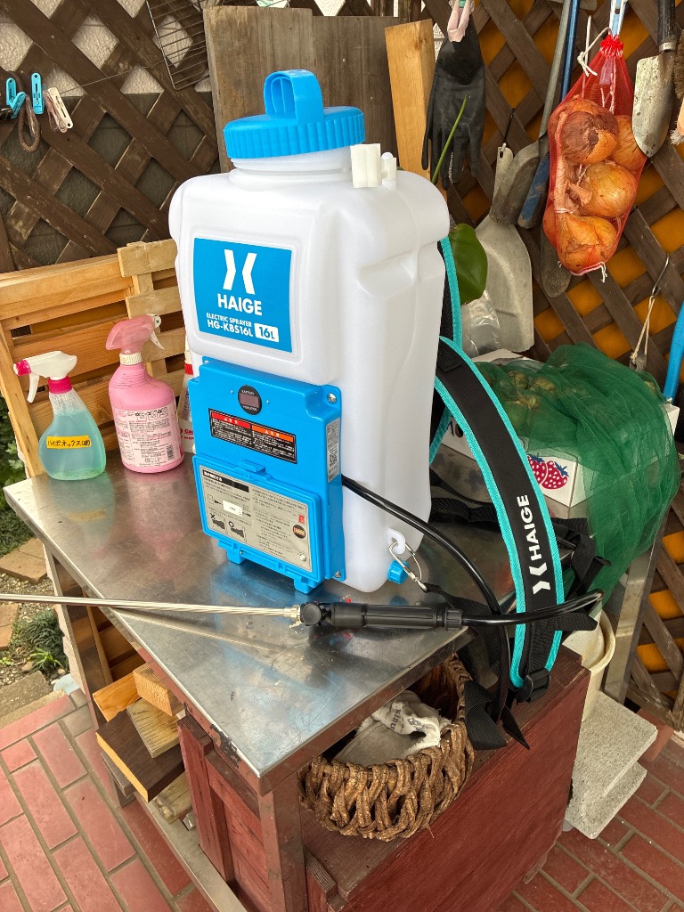 HAIGE ハイガー公式 充電式電動噴霧器【改良版】16L 背負い式