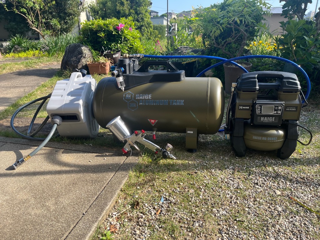 HAIGE ハイガー公式 エアコンプレッサー 100V 5L オイルレス HAIGE ハイガー公式 エアコンプレッサー 100V 5L オイルレス