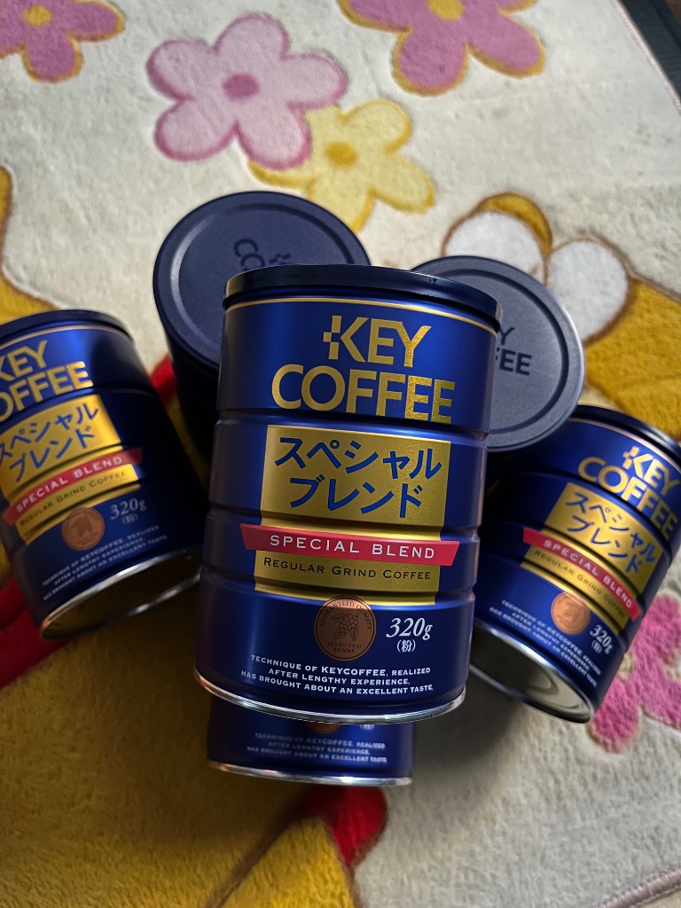 キーコーヒー 缶スペシャルブレンド320g （粉）× １２個 楽天市場】缶 スペシャルブレンド 粉 320g x 12缶 ブレンド