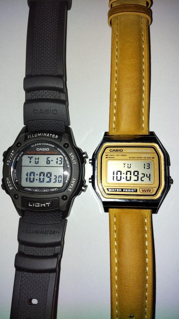 casio トップ 腕時計 デジタル w-93h-1av ブラック