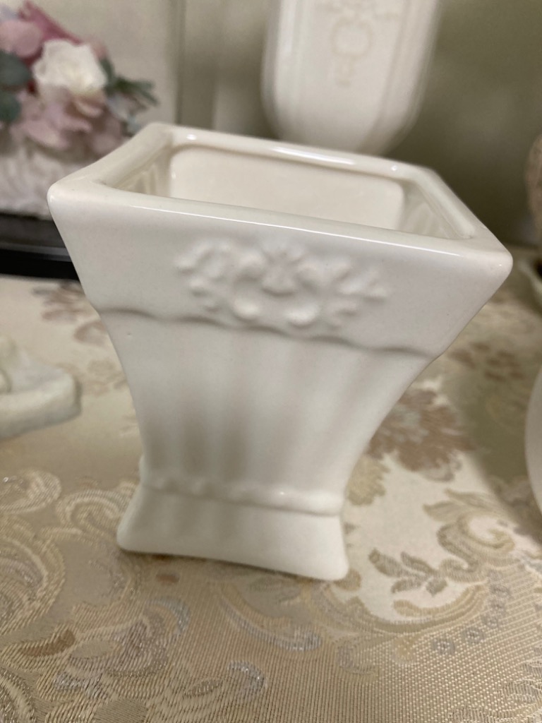 クレイ Petit blanc WHITE 344-180-100 花器 花瓶 陶器花器 : はなどん