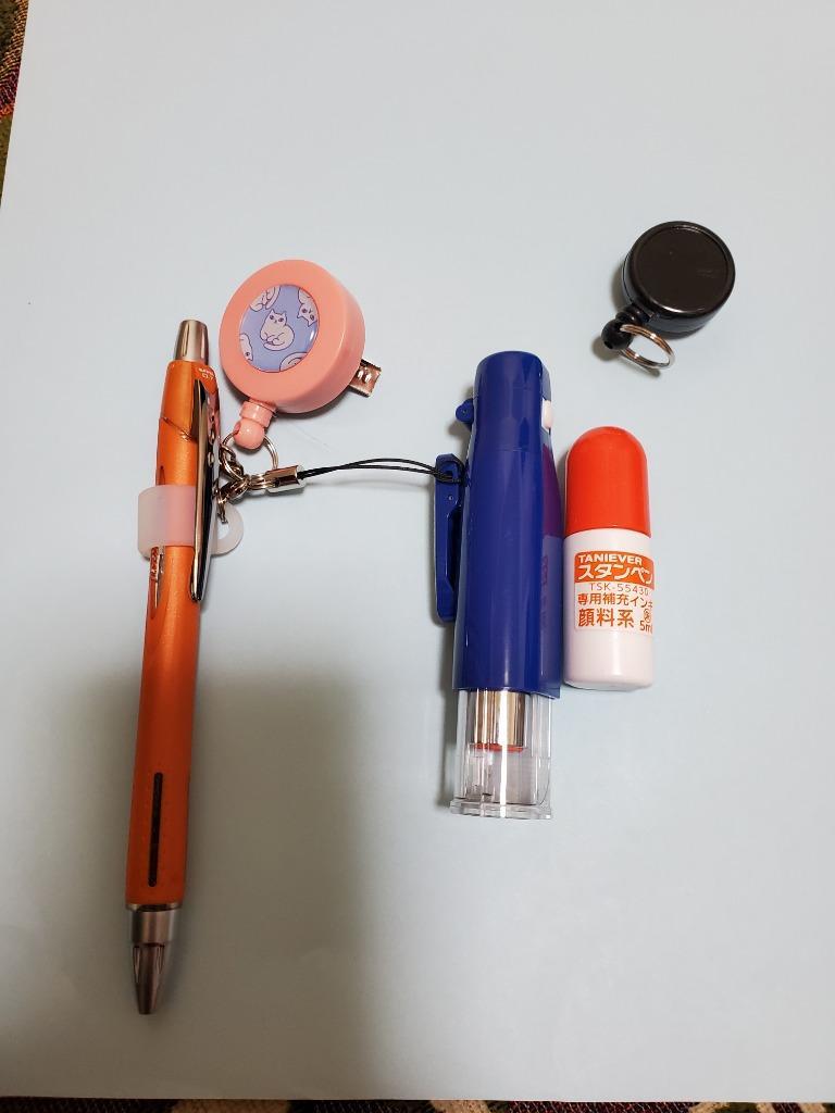 タニエバースタンペンGノック式 スヌーピーtsk-29660 印鑑付きボールペン 9mm丸浸透印 ネームペン　贈り物に最適