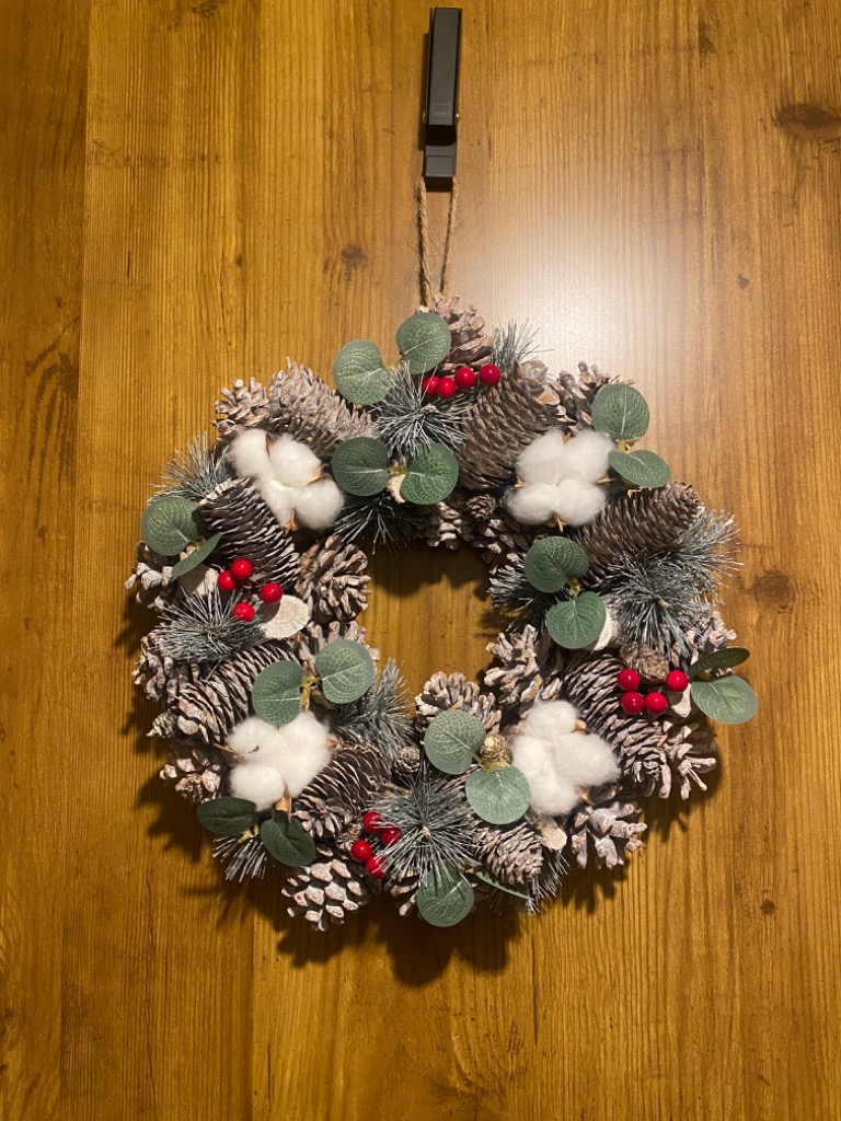 DEPOS クリスマスリース リース 玄関 天然素材 直径36cm 北欧 DEPOS クリスマスリース リース 玄関 天然素材 直径36cm 北欧