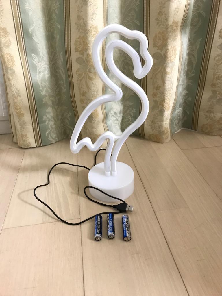 LEDネオンサイン フラミンゴ インテリア ライト LED ネオン