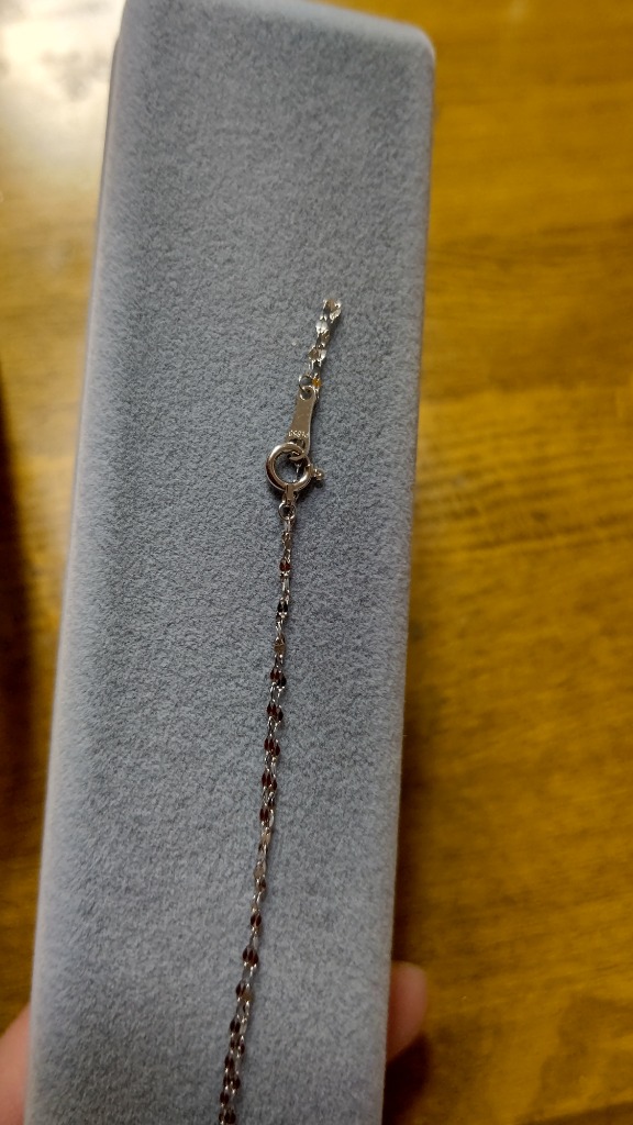 ネックレス プラチナ ペタル チェーン 40cm 幅1.2mm Pt850