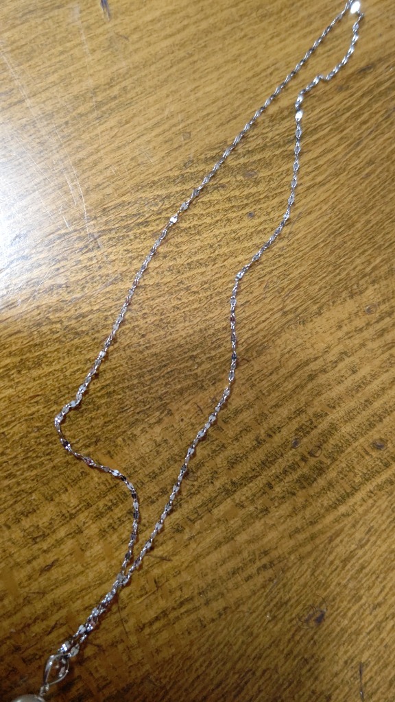 ネックレス プラチナ ペタル チェーン 40cm 幅1.2mm Pt850