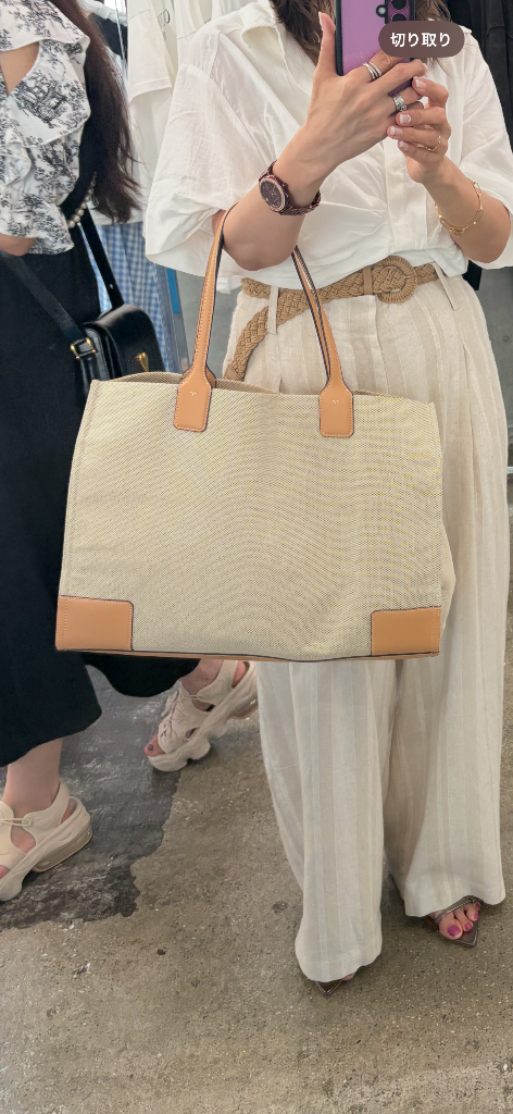 TORY BURCH トリーバーチ レディース ELLA TOTO CANVAS エラ