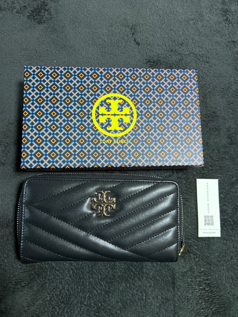 ☆新品☆ 【トリーバーチ】 長財布 ブラック シェブロン 56605 レディース Amazon | (トリーバーチ) TORY BURCH レディース レザー 長財布