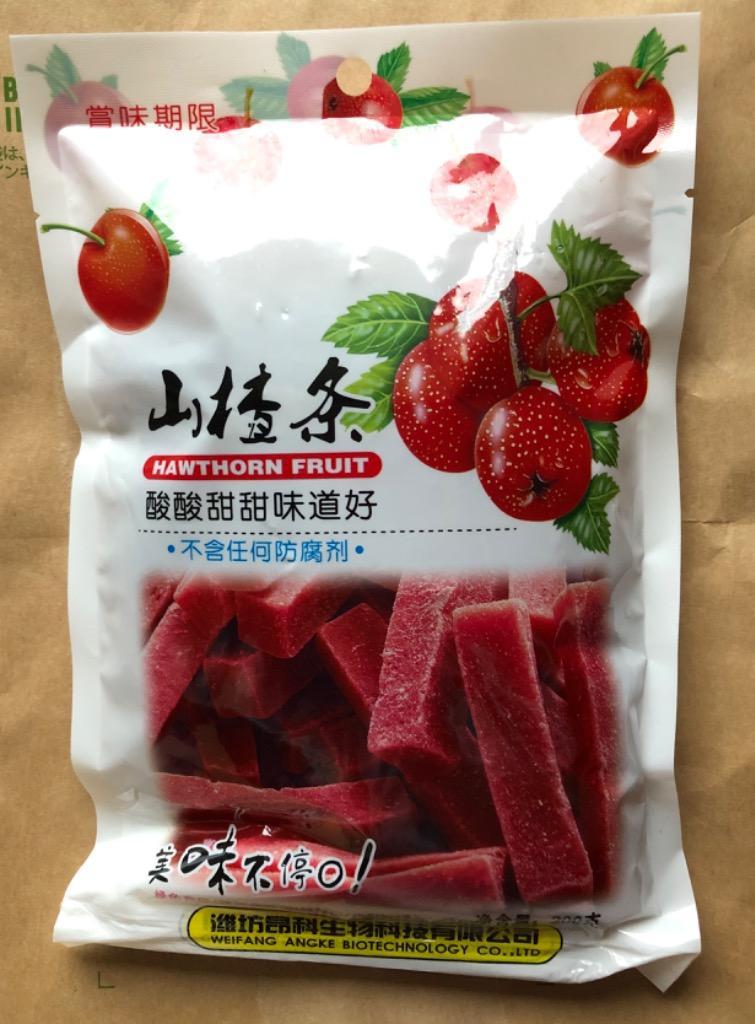 サンザシ のお菓子 【3袋セット】 山査条 送料無料 中華お菓子 中華食材200g ネコポスで送料無料 :x10540-3:ハッピーライフ - 通販  - Yahoo!ショッピング