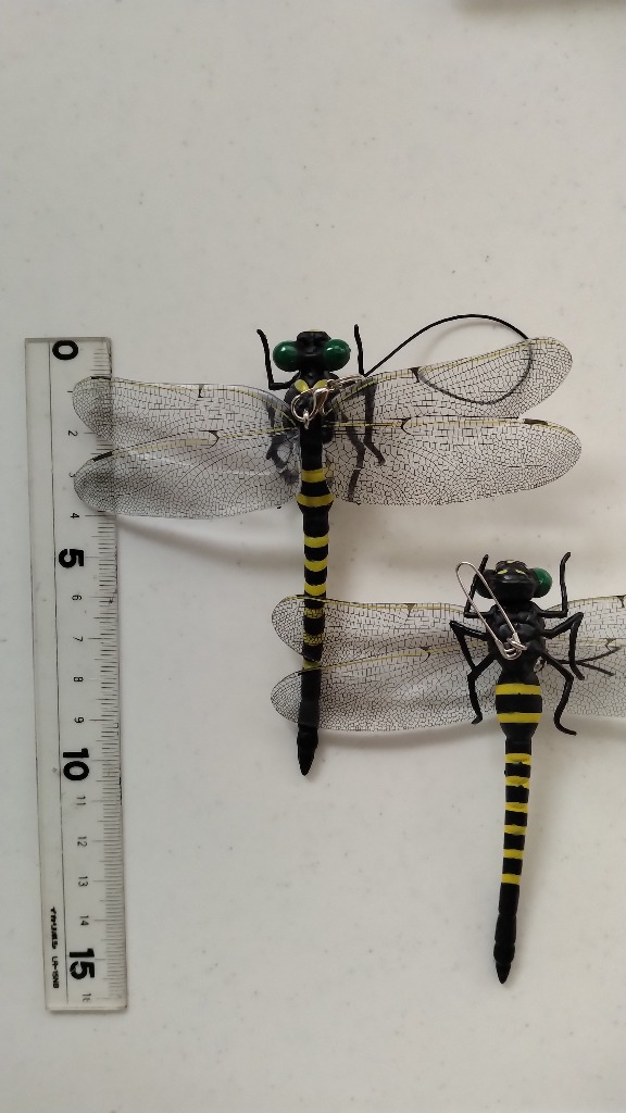 オニヤンマ 2個セット 12cm 虫除け 虫よけ 2匹 フィギュア