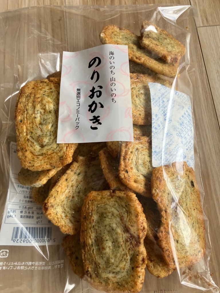 のりおかき 無選別エコノミーパック（200g） :953:播磨屋本店 - 通販