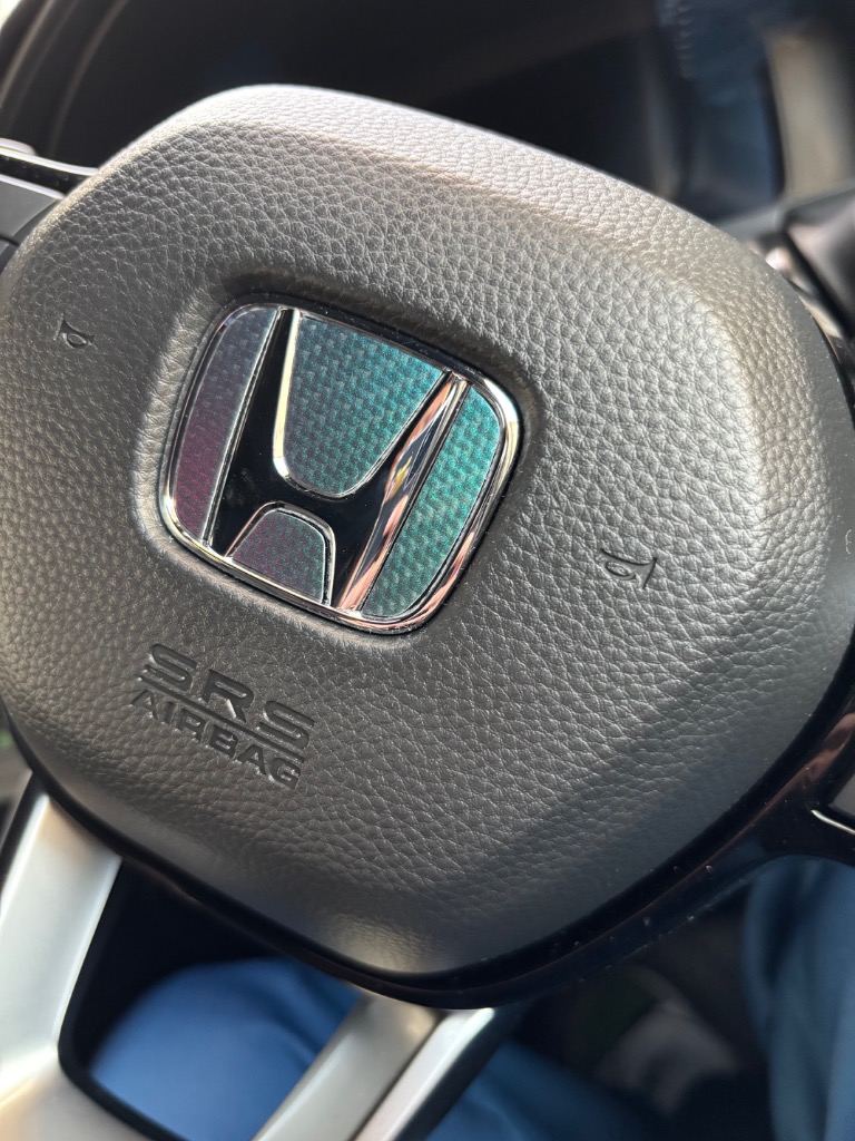 ハセプロ ホンダ HONDA ステアリングエンブレム マジョーラカラー