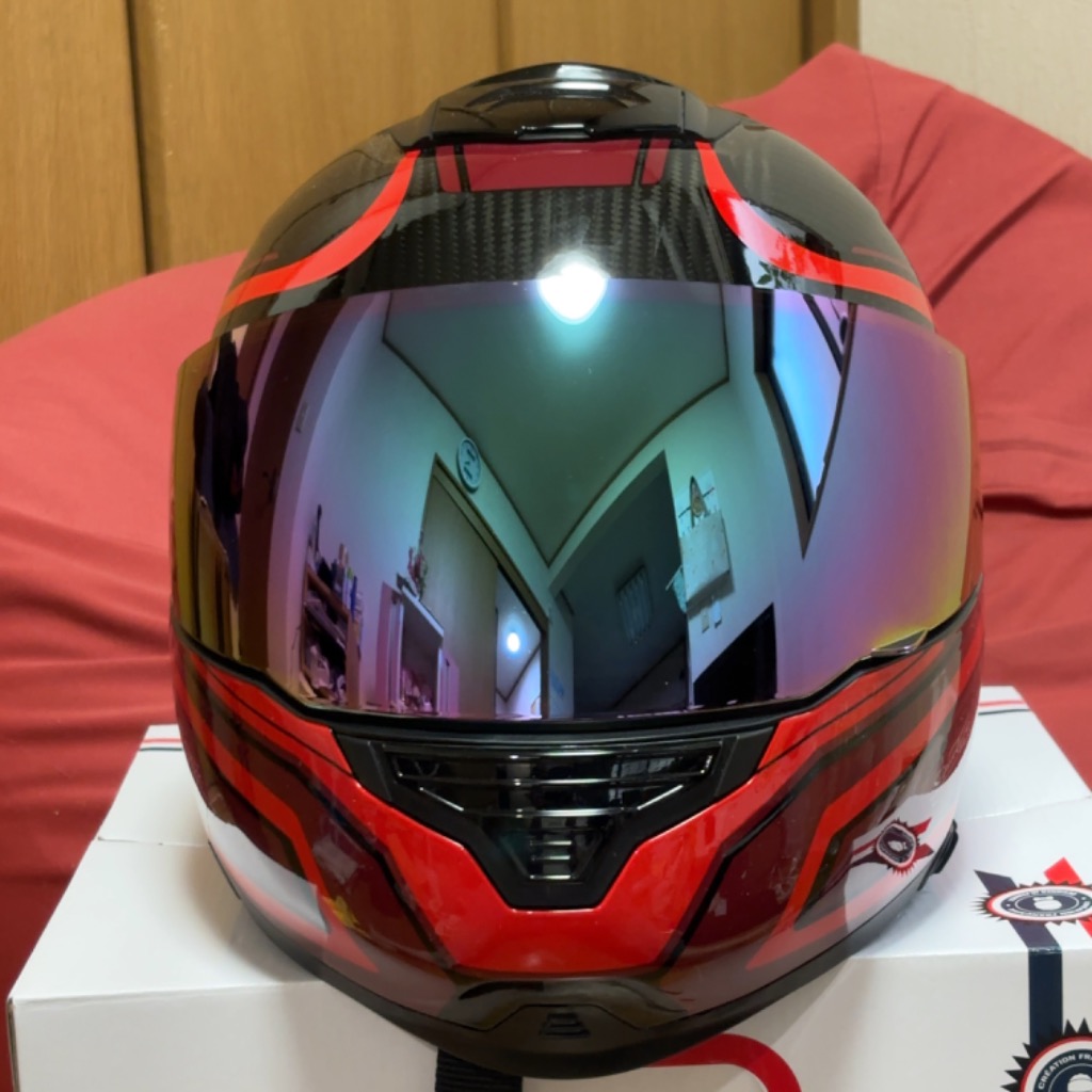 バイク ヘルメット システム カーボン インナーシールド