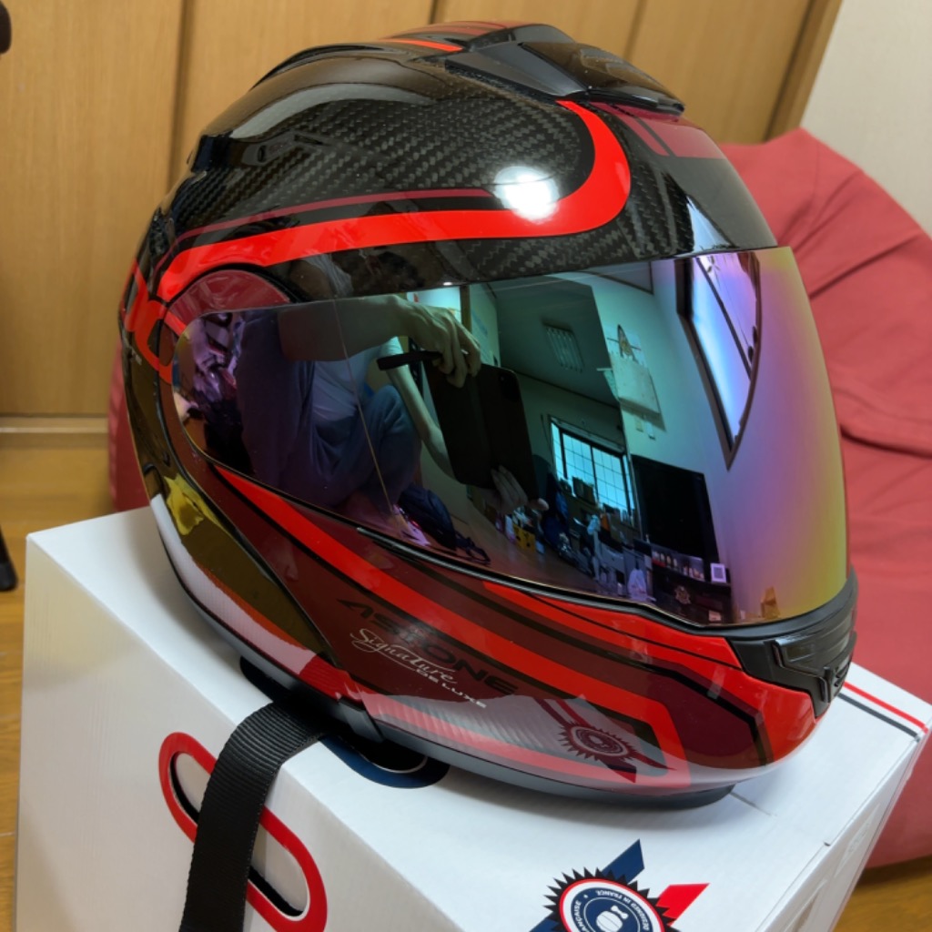 バイク ヘルメット システム カーボン インナーシールド