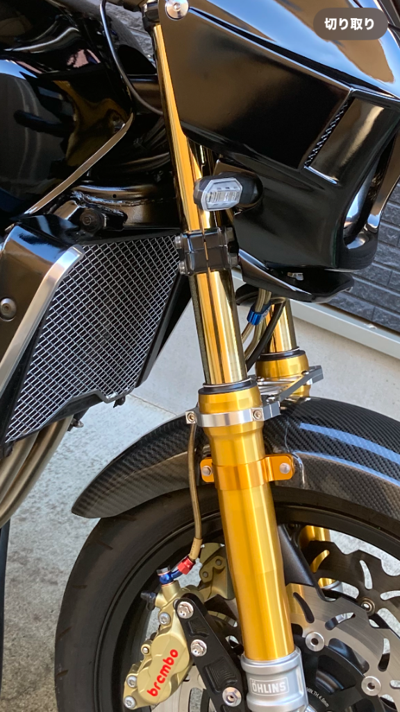 バイクパーツ オーリンズ フロントフォークキット ゴールド バイクパーツ オーリンズ フロントフォークキット ゴールド