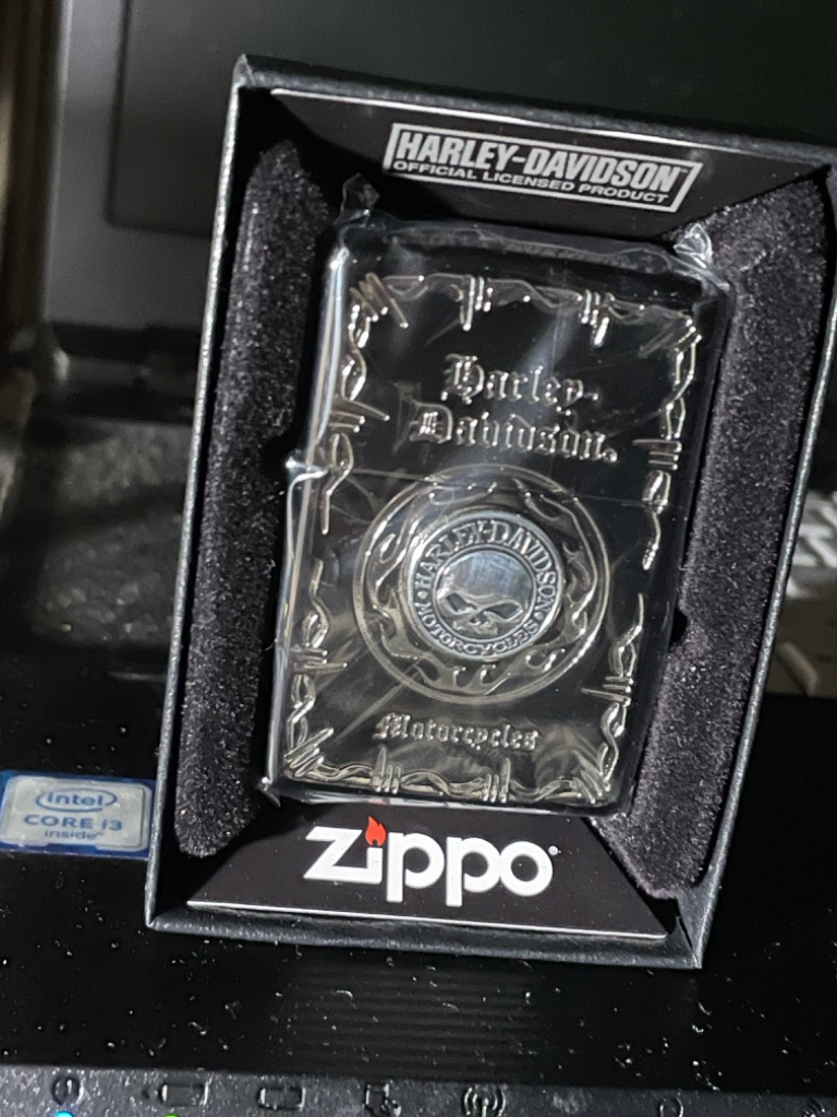 ZIPPO ライター ハーレーダビッドソン ジッポ イオンブラック