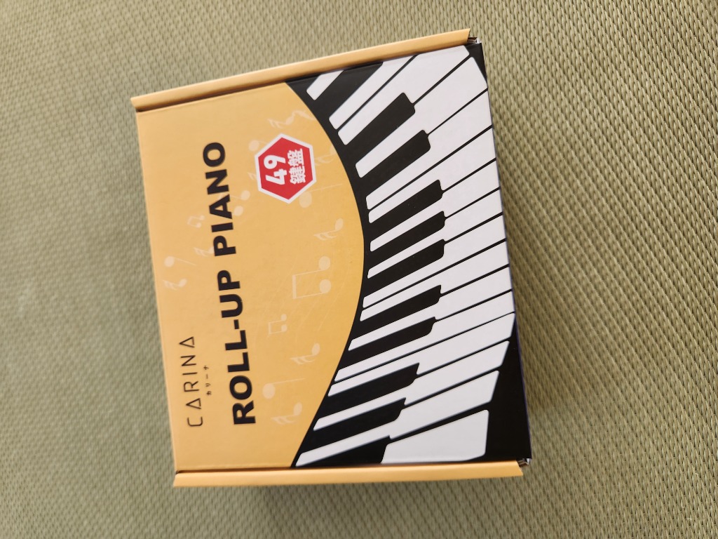 ロールアップピアノ 49鍵盤 ピアノ イヤホン 鍵盤シール 付属