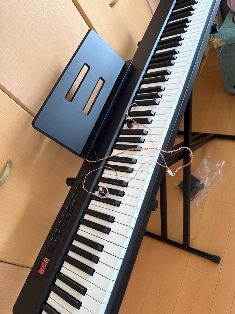 5カラー】電子ピアノ 88鍵盤 スリムボディ 充電可能 dream音源
