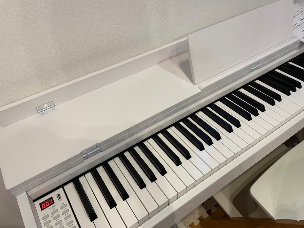 グレー新発売！】電子ピアノ 88鍵盤 ハンマーアクション鍵盤