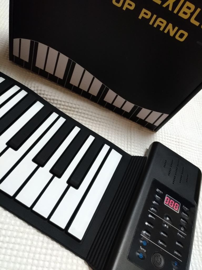 ロールアップピアノ 88鍵盤 ロールピアノ 電子ピアノ 充電可能