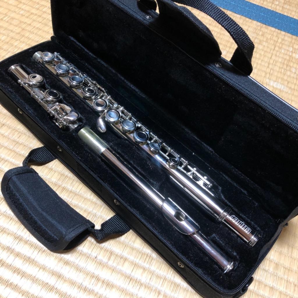 フルート 初心者 吹奏楽 練習用 ケース付き ニッケルメッキ 入学