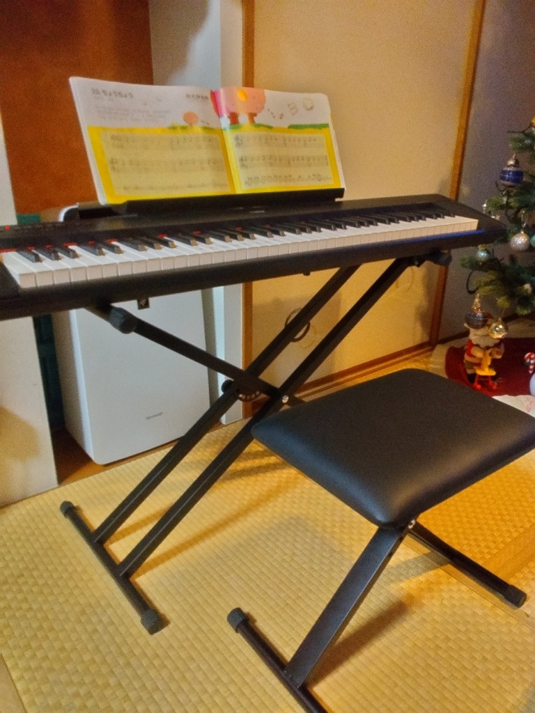 5カラー】スタンド 電子ピアノスタンド ダブルスタンド 椅子