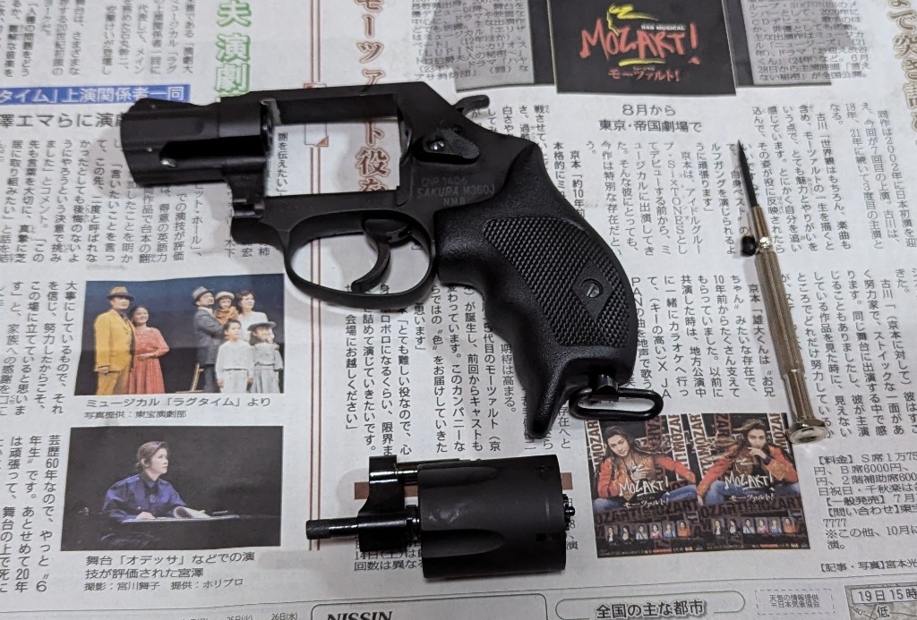タナカワークス S&W M360J SAKURA HW ブラック 1−7/8 インチ タナカワークス S&W M360J SAKURA HW ブラック 1−7/8 インチ