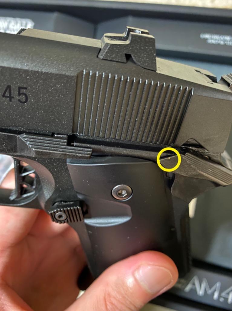 TOKYO MARUI 東京マルイ AM.45 ブラック｜No.103（ガスブロー